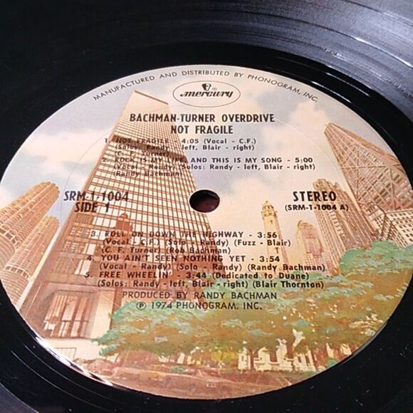 Brown and Yellow Vinyl Record - Picture 7 of 10